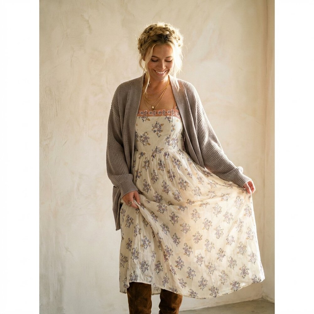 Universal Thread | Chunky Knit Open Cardigan In M… - image 1